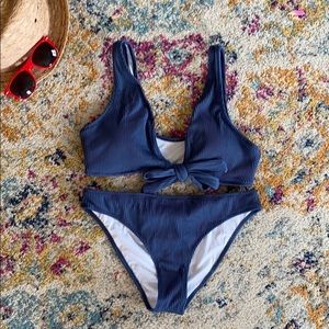 CUPSHE Never worn NWOT blue bikini